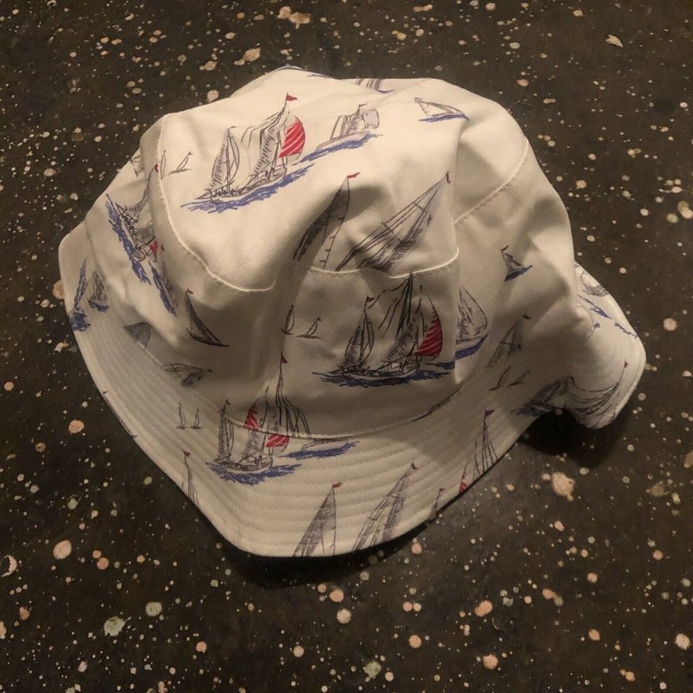 By Samii Ryan Sail Away Bucket Hat Multi Color White Marine - Picture 4 of 7